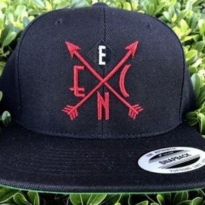 ENC Black Classic Snapback Hat